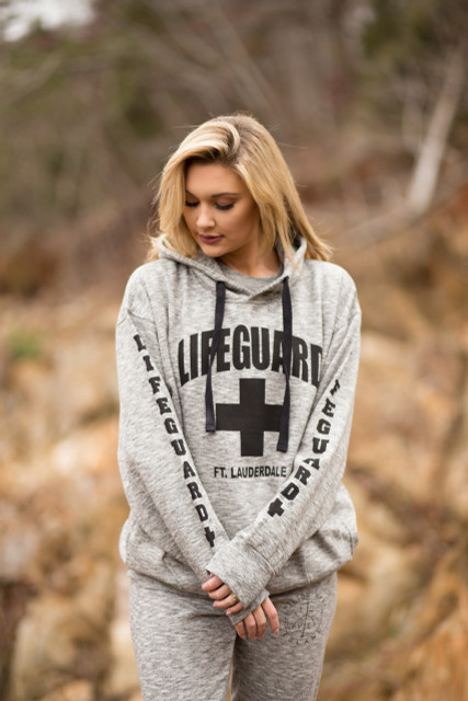 Ladies Iconic Melange Hoodie