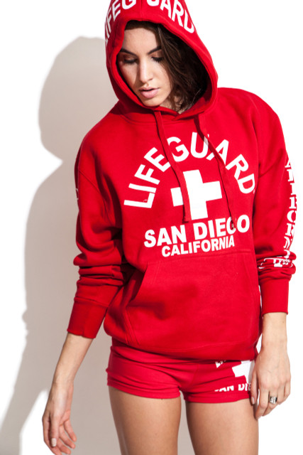 Ladies West Coast Hoodie | Beach Lifeguard Apparel Online Store