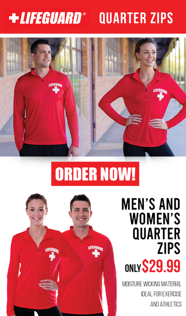 Women's Lifeguard Quarter Zip Active Shirt
